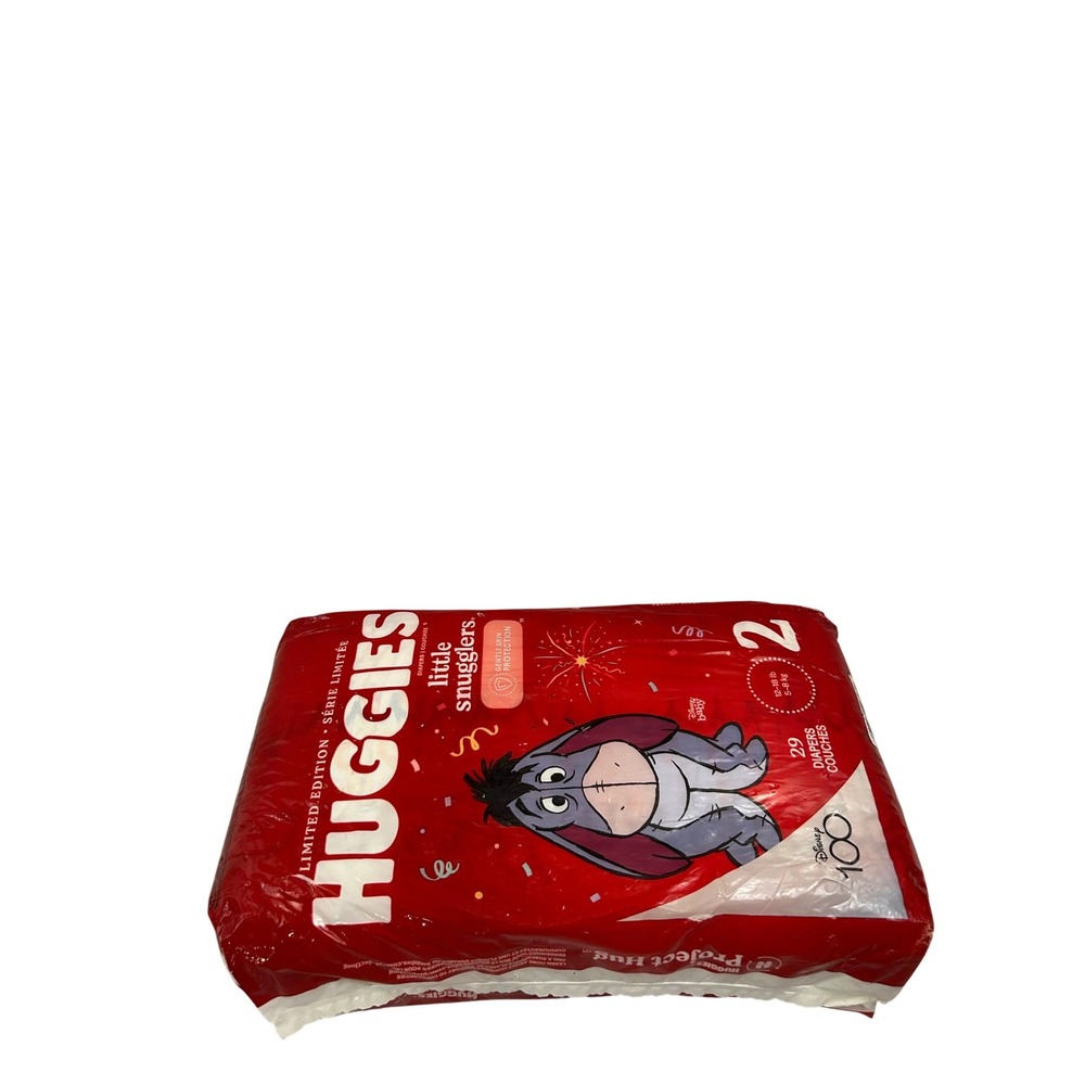 Huggies Little Snugglers Size 2 Red Disney 100 Eeyore 29ct Kids Diapers